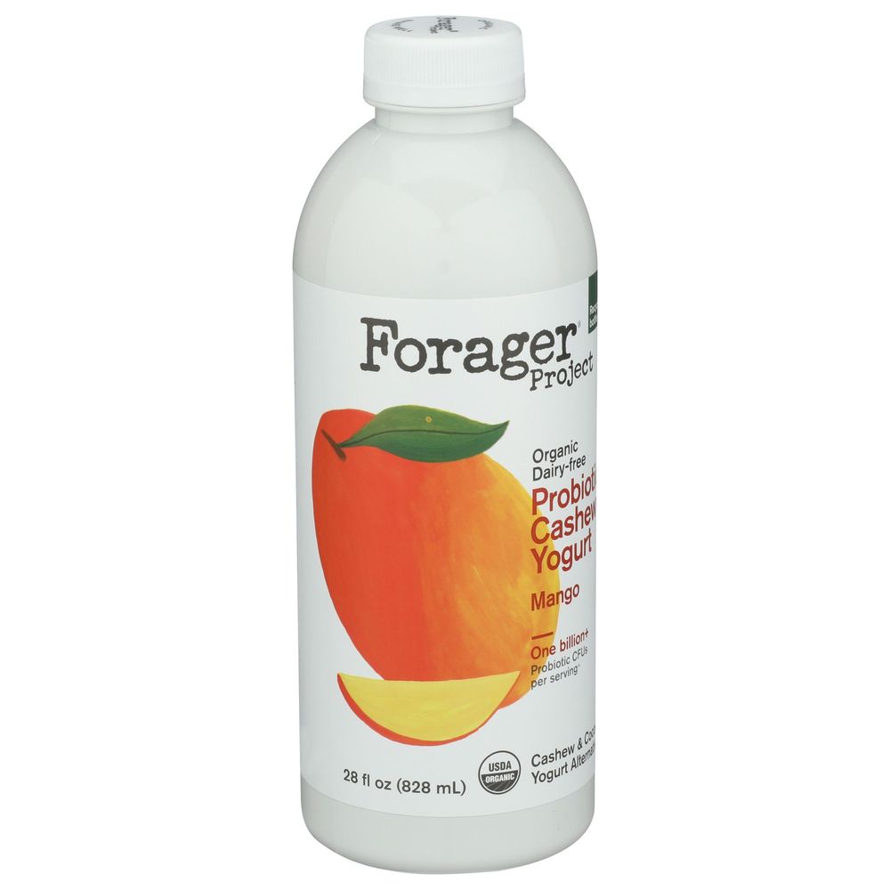 Forager Strawberry Drinkable Cashewmilk Yogurt, 28 Fluid Ounce -- 6 per case