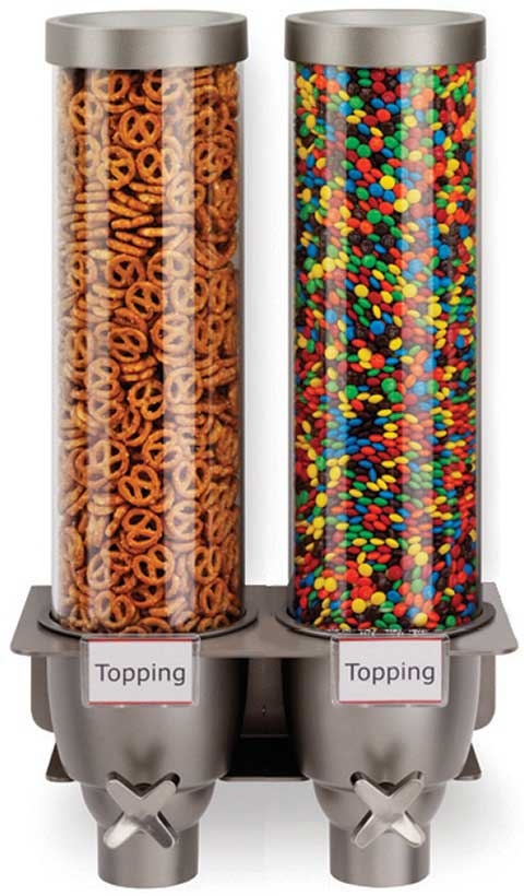 Rosseto EZ Serv 2 Container Wall Mount Dispenser, 12 x 7.5 x 21 inch