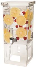 Rosseto Square Acrylic Beverage Dispenser, 1 Gallon