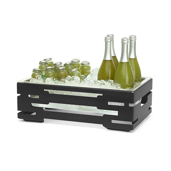 Rosseto Multi-chef Black Matte Cooler, 21.5 X 13.5 X 7.38 Inch