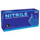 Safeko Large Blue 4 Mil Powder Free Nitrile Examination Gloves, 100 count -- 10 per case