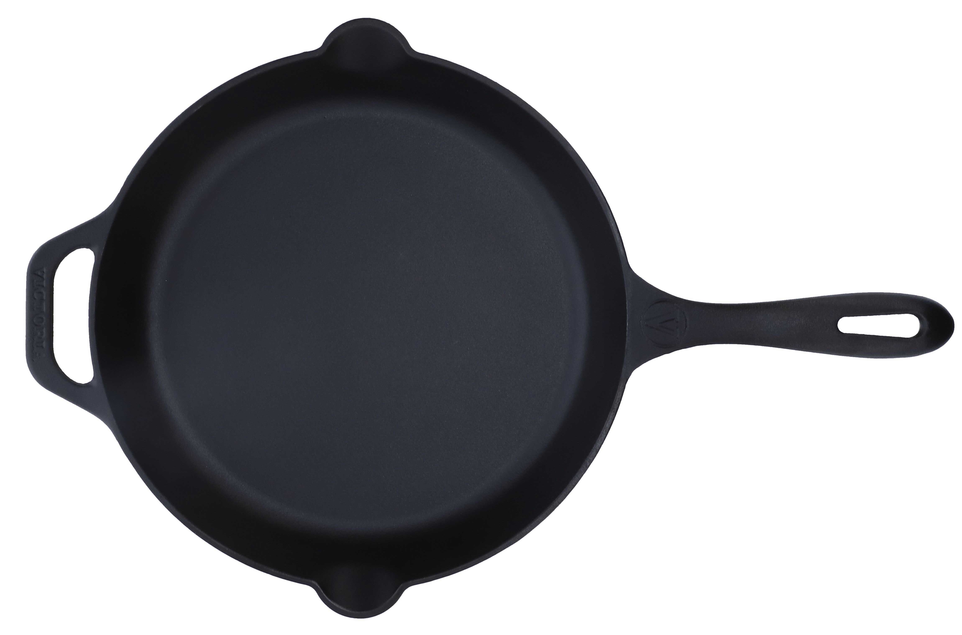 Victoria Cast Iron Skillet, 12 inch -- 4 per case