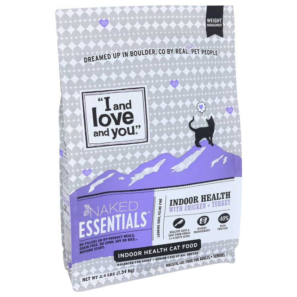 I and Love and You Chicken and Turkey Indoor Health Cat Food, 3.4 Pound -- 6 per case