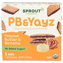 Sprout Organic PB and Yayz Toddler Snack Bar, 5.1 Ounce -- 6 per case