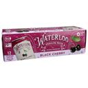 Waterloo Black Cherry Sparkling Water, 12 Fluid Ounce - 12 count per pack -- 2 packs per case