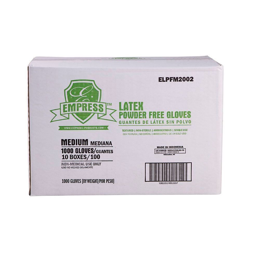Empress Small Powder Free Latex Glove -- 1000 Per Case