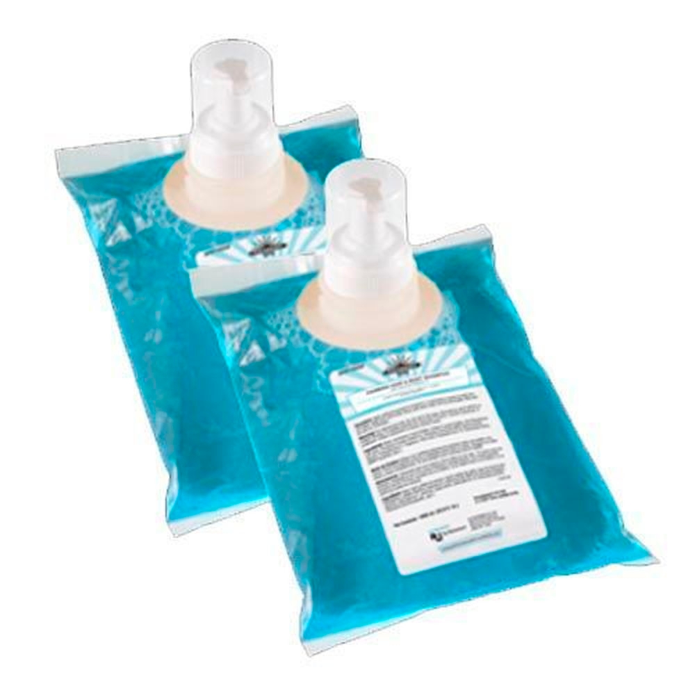 Performance Plus Blue with Aloe Fragrance Foaming Hair and Body Shampoo, 1000 Milliliter -- 6 per case