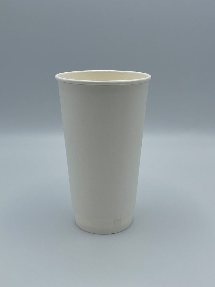 Empress White Double Wall Paper Hot Cup, 20 Ounce Capacity -- 500 per case