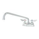 Krowne Diamond Series 4 inch Center Deck Mount Faucet with 12 inch Swing Spout