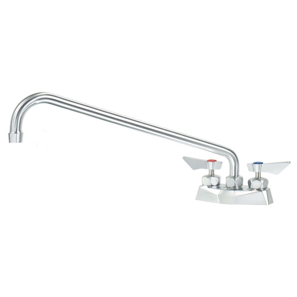 Krowne Diamond Series 4 inch Center Deck Mount Faucet with 16 inch Swing Spout
