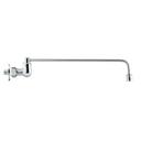 Krowne Silver Series Wall Mount 0.38 inch Wok Range with 17 inch Swing Spout for Faucets