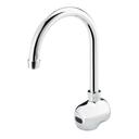 Krowne Royal Series Single Hole Wall Mount Sensor Faucet with 6 inch Wide Gooseneck Spout