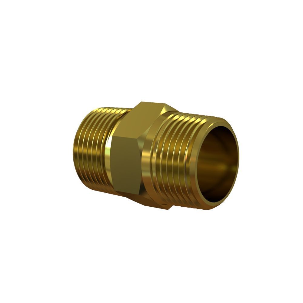 Krowne Hydrosift 0.75 X 0.75 Inch Male To Male Nipple Fitting For Hydrosift Water Filters