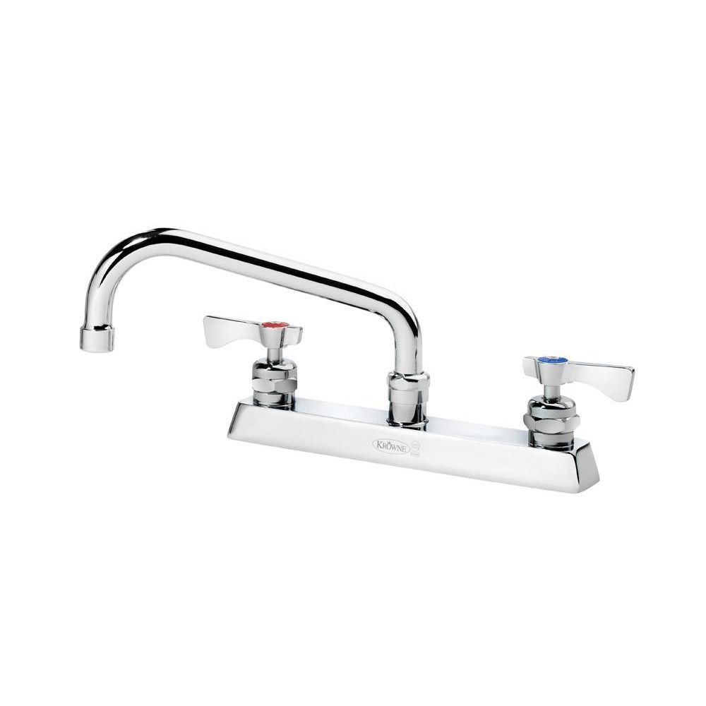 Krowne Royal Series 8 inch Center Deck Mount Faucet with 8 inch Spout