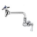 Krowne Royal Series Single Hole Wall Mount Pot Filler Faucet with 6 inch Spout