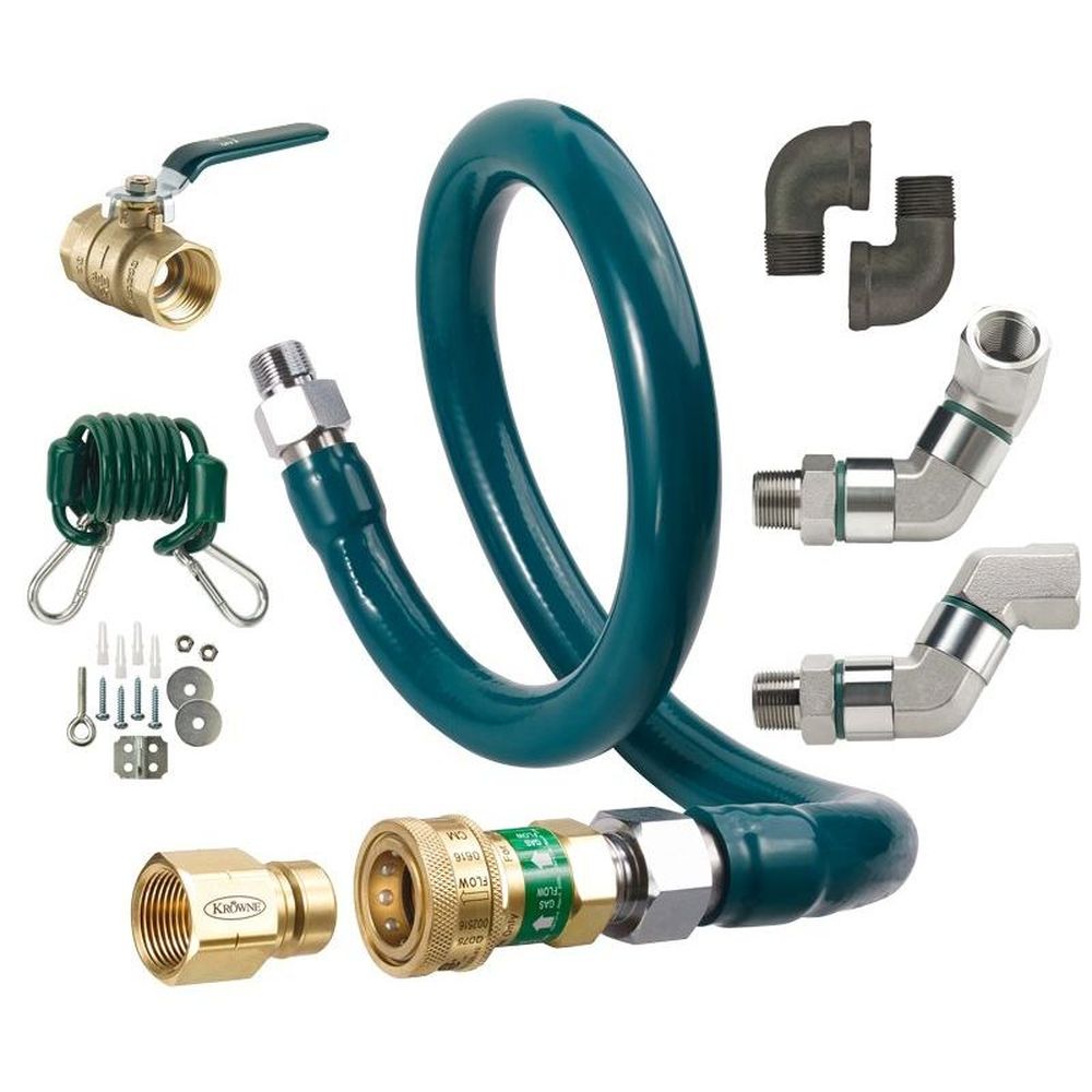 Krowne Number 10 Gas Connector Kit, 1 1/4 x 60 inch