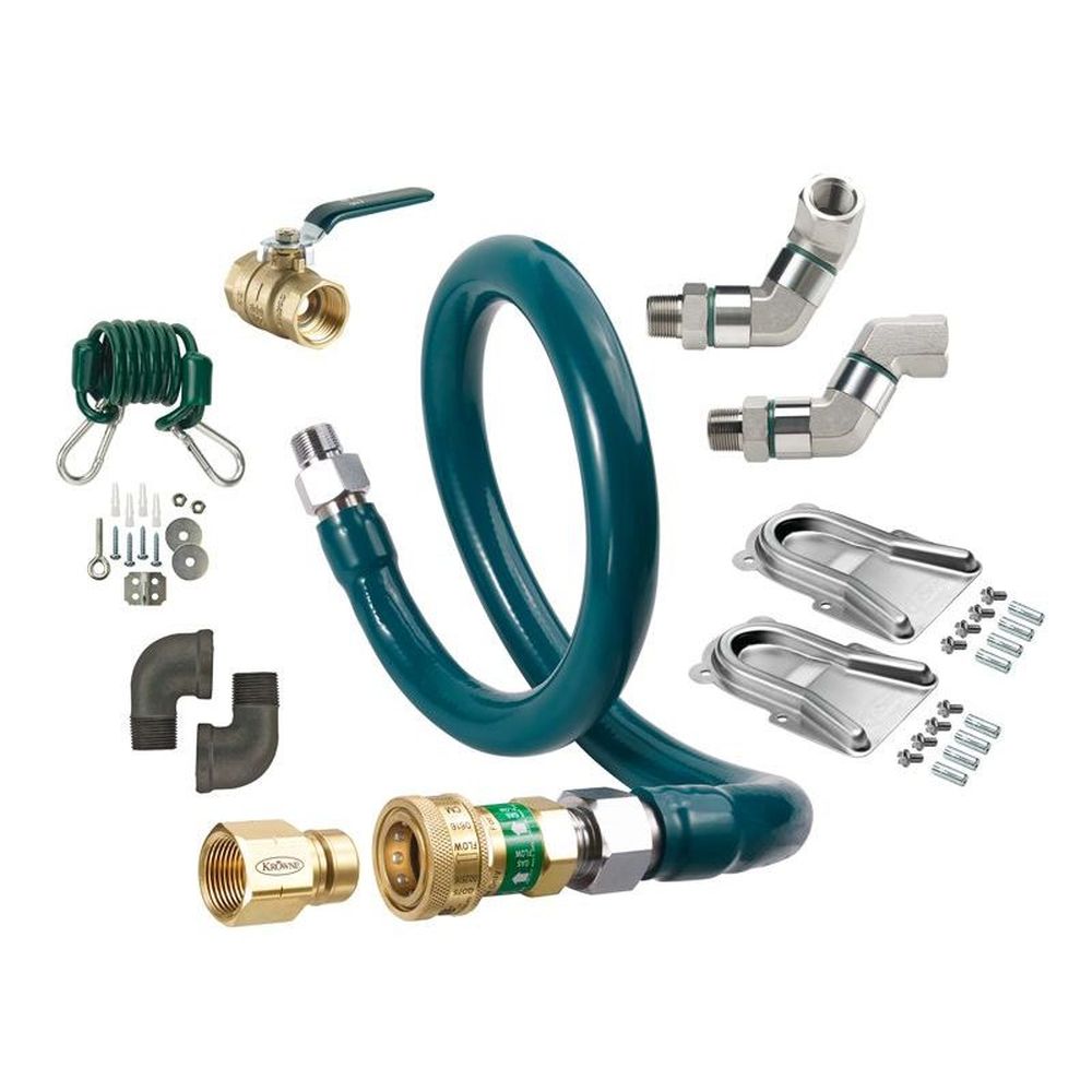 Krowne Number 12 Gas Connector Kit, 3/4 x 48 inch