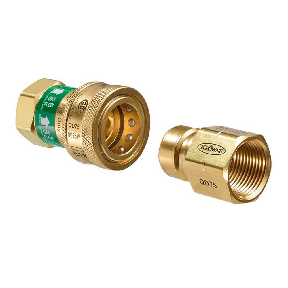 Krowne Quick Disconnect for Gas Connector, 1 1/4 inch