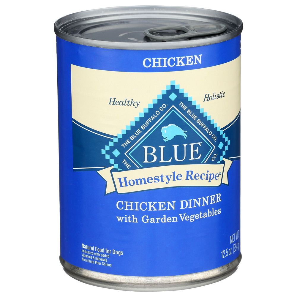 Blue Buffalo Homestyle Recipe Chicken Dinner with Garden Vegetable Wet Dog Food, 12.5 Ounce -- 12 per case
