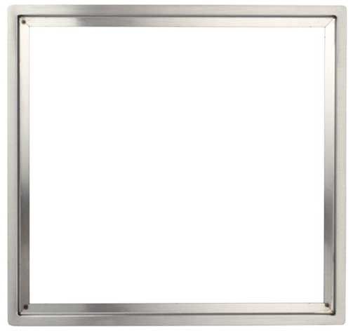 Winco Stainless Steel Trim Ring For Drop In Induction Cooker, 13 5/8 X 14 3/8 X 3/8 Inch