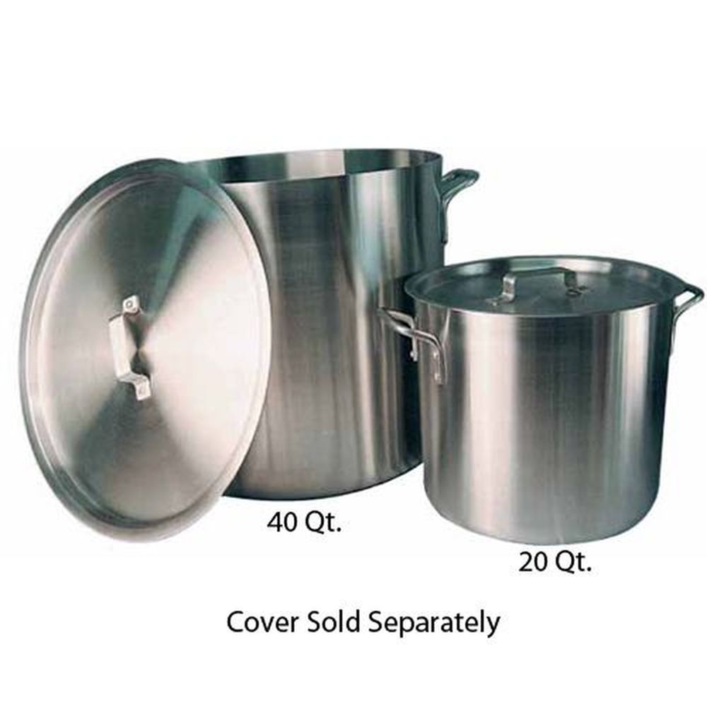 Winco Alst-8 Winware Aluminum Stock Pot, 8 Quart Capacity