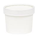 Inno-Pak White SBS Soup Cup with Paper Lid, 12 Ounce Capacity -- 250 per case
