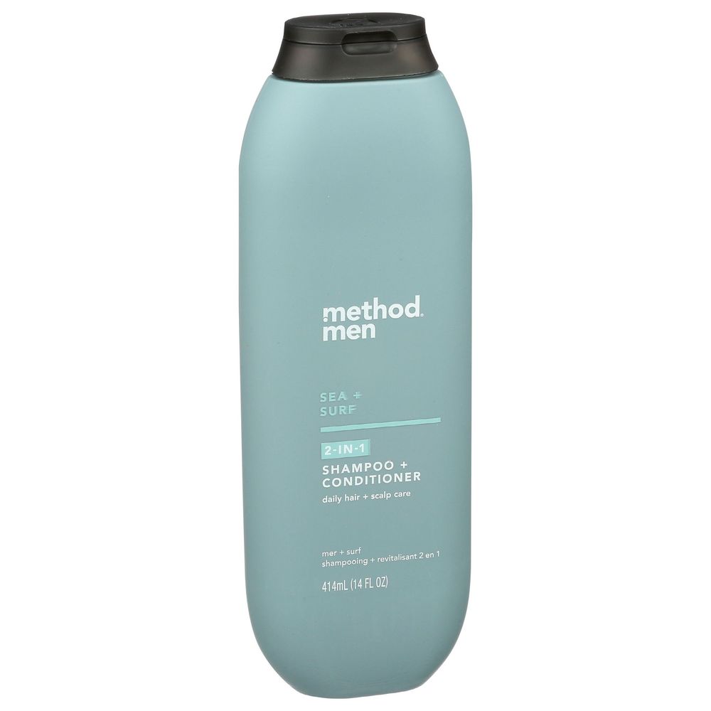 Method Men Sea Plus Surf 2 in 1 Shampoo Plus Condtioner, 14 Ounce