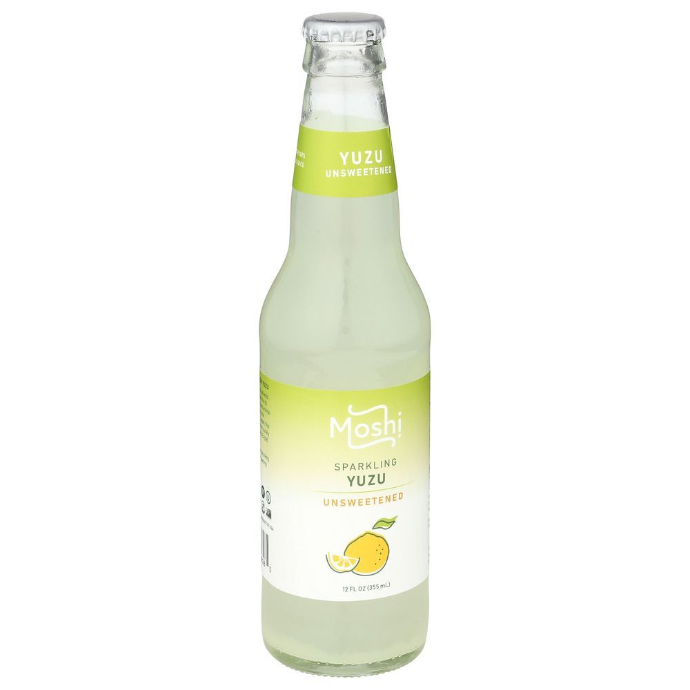 Moshi Yuzu Unsweeteded Sparkling Water, 12 Fluid Ounce -- 12 Per Case