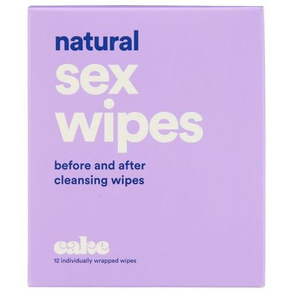 Hello Cake Sex Wipes, 12 Count