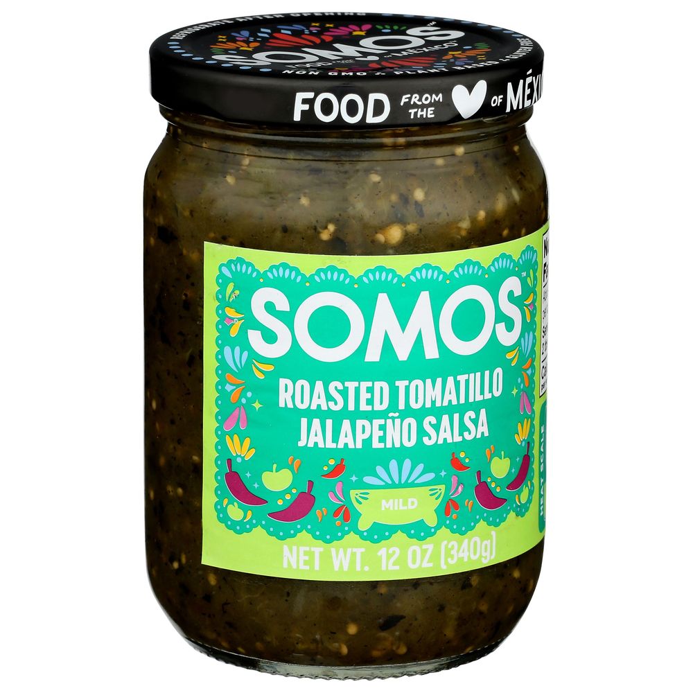 Somos Roasted Tomatillo Jalapeno Salsa, 12 Ounce -- 6 per case