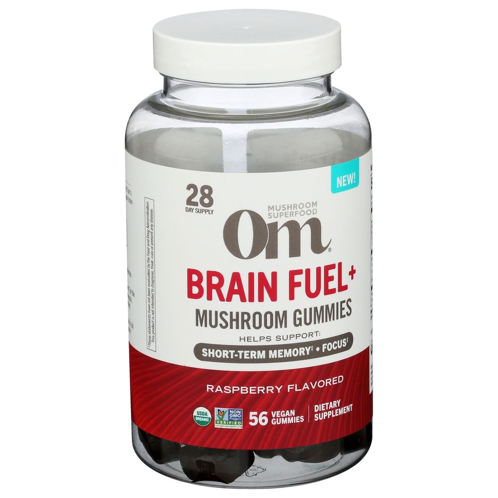 Om Organic Brain Fuel Mushroom Gummies, 56 count