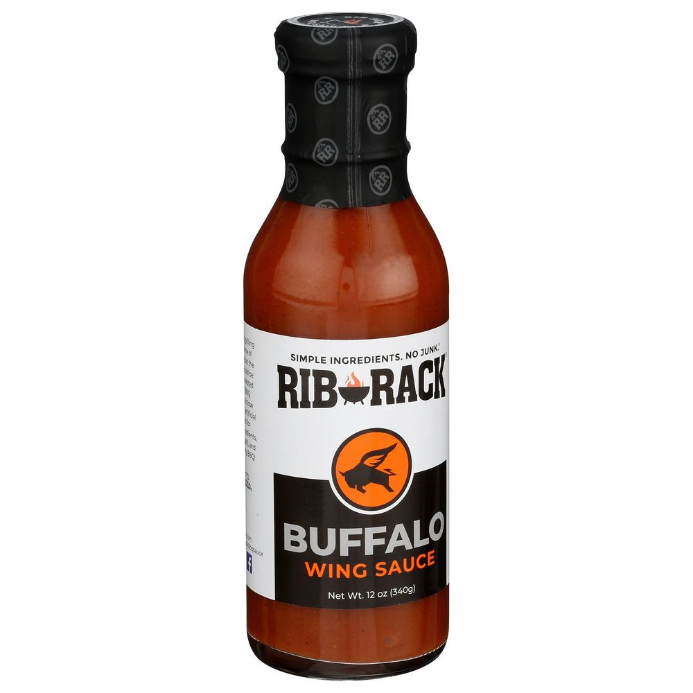 Rib Rack Buffalo Wing Sauce, 12 Ounce -- 6 per case
