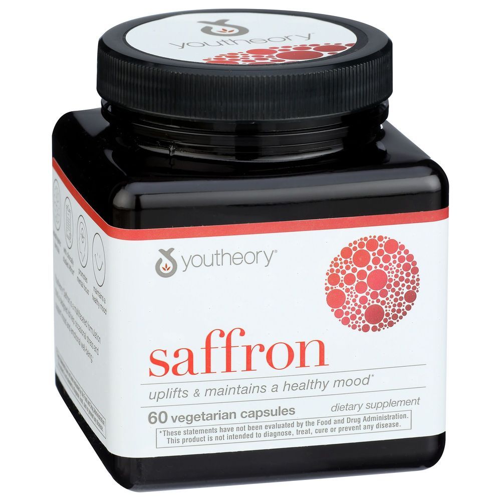 Youtheory Advanced Saffron Capsules, 60 Count