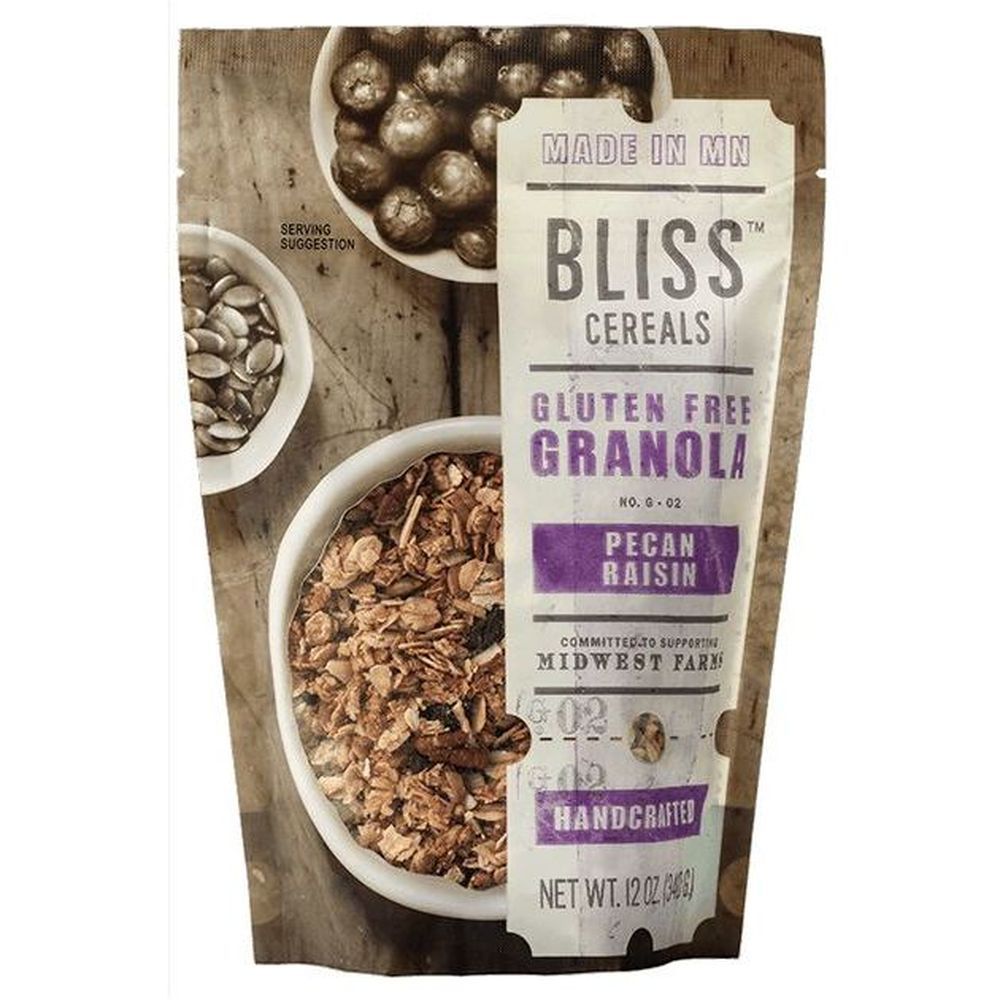 Bliss Cereals Pecan Raisin Granola, 12 Ounce -- 6 Per Case