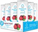 Positive H2O Tropical Acai Electrolyte Sparkling Beverage, 12 Fluid Ounce -- 12 per case