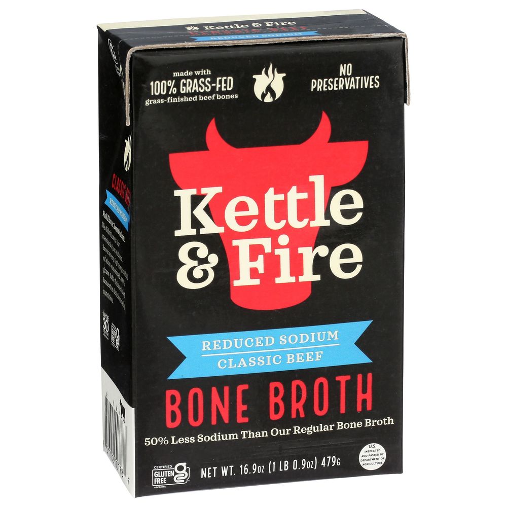 Kettle and Fire Beef Bone Broth, 16.9 Ounce -- 6 per case