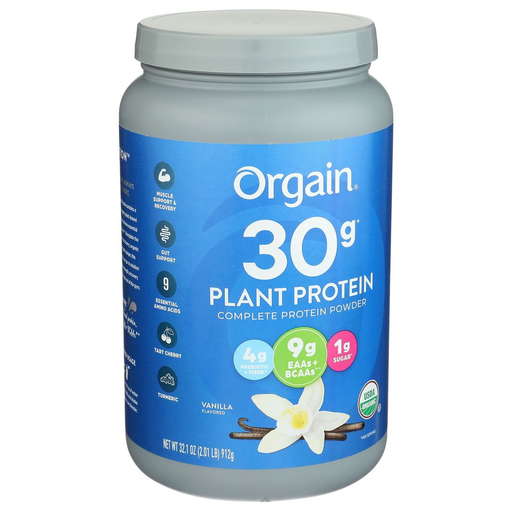Orgain Organic Vanilla Sport Protein Powder, 32.1 Ounce