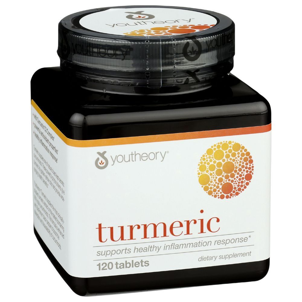 Youtheory Advanced Turmeric Tablets, 120 Count