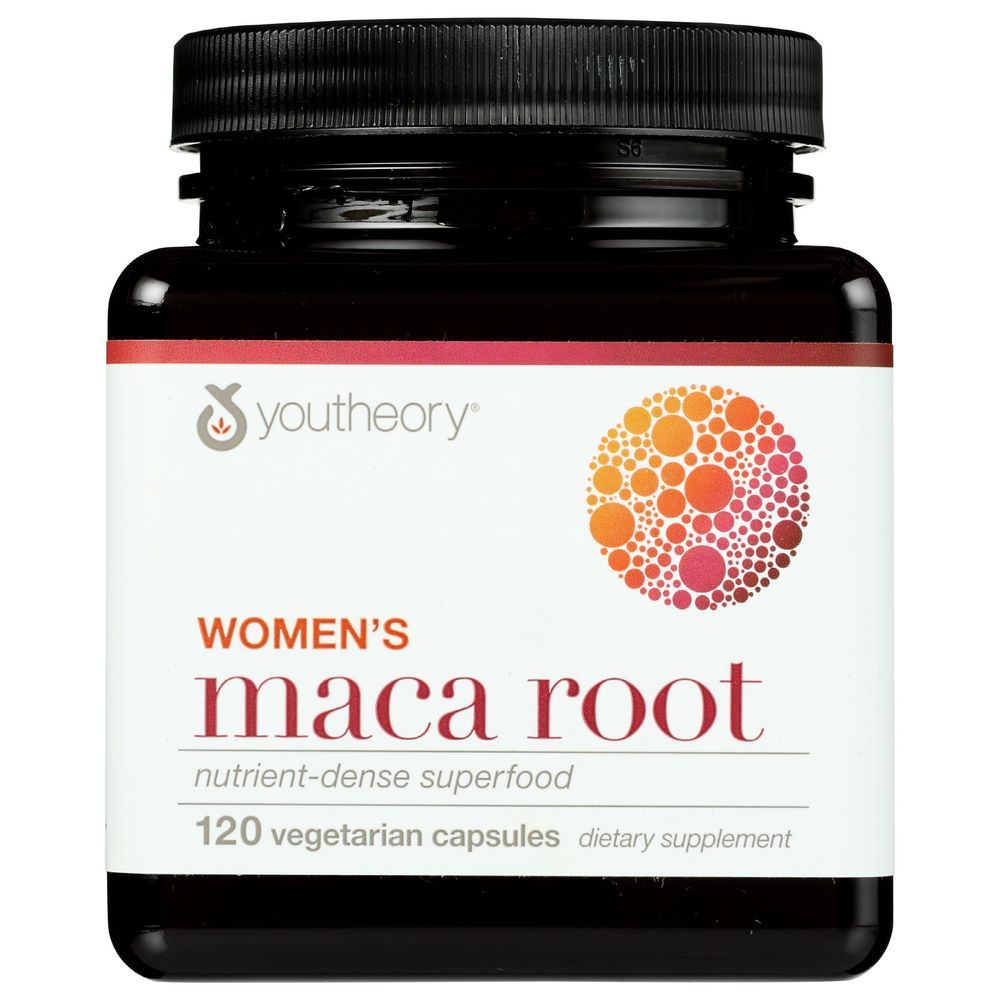 Youtheory Womens Maca Root Vegetarian Capsules, 120 Count