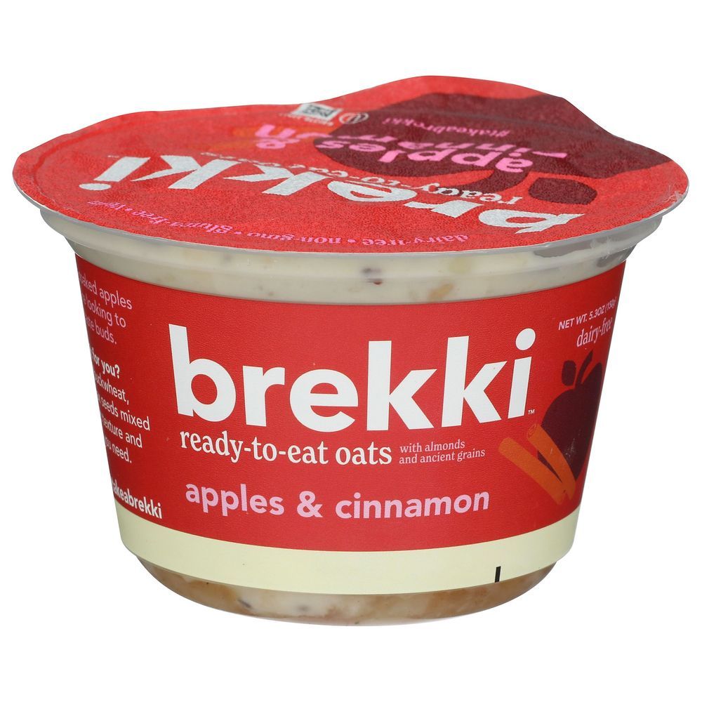 Brekki Overnight Oats With Apples And Cinnamon, 5.3 Ounce -- 8 Per Case