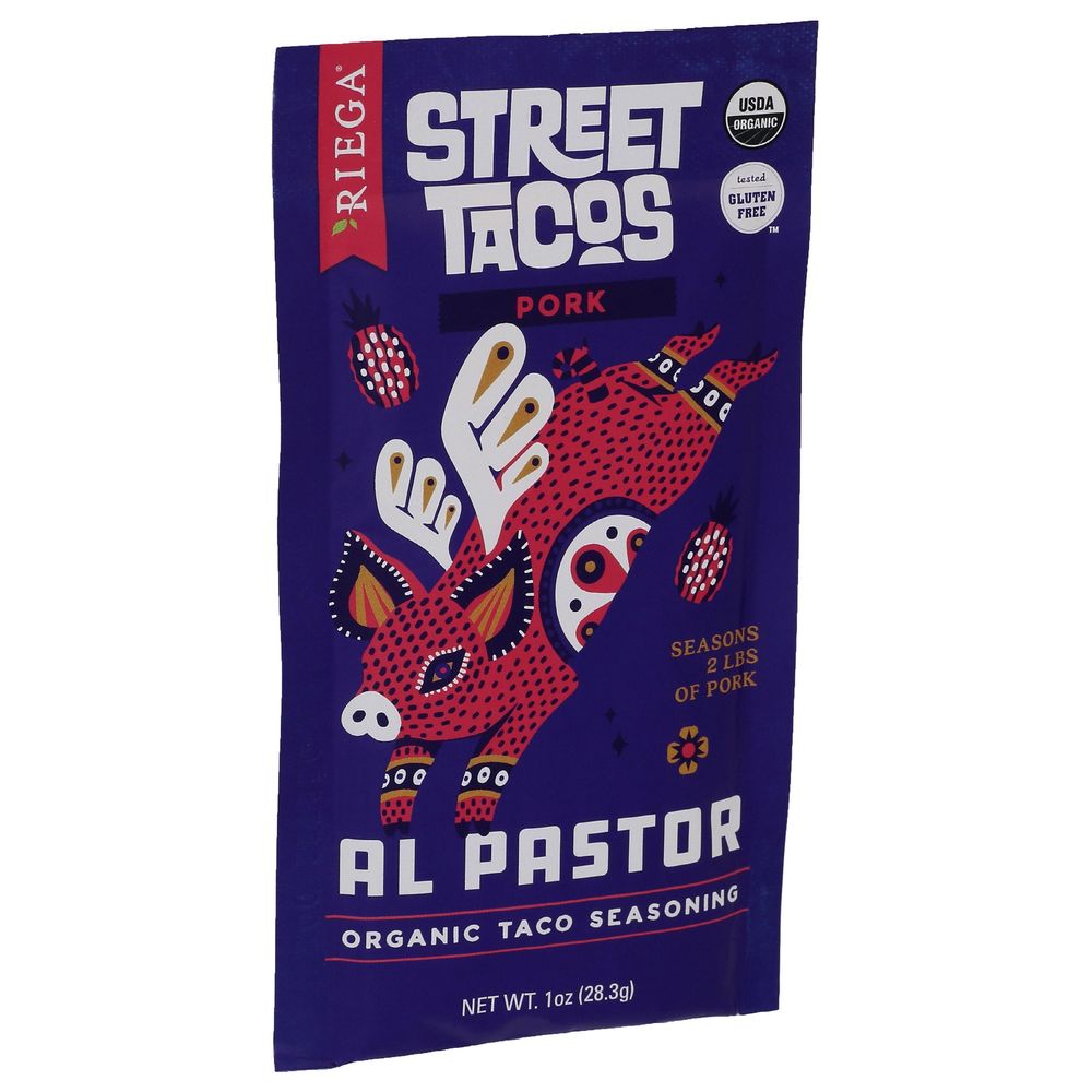 Riega Street Tacos Al Pastor Seasoning, 1 Ounce -- 8 per case