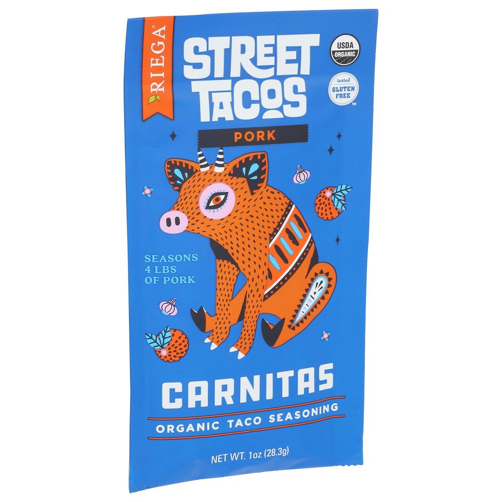 Riega Street Tacos Organic Carnitas Seasoning, 1 Ounce -- 8 per case