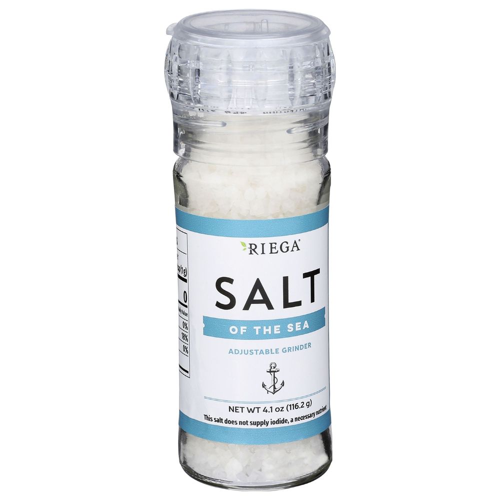 Riega Sea Salt, 4.1 Ounce Grinder -- 8 per case