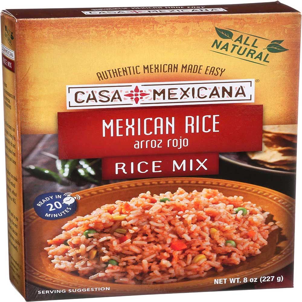 Casa Mexicana Mexican Rice Mix, 8 Ounce -- 12 Per Case