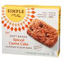 Simple Mills Soft Baked Spiced Carrot Cake Almond Flour Bar, 5.99 Ounce -- 6 per case