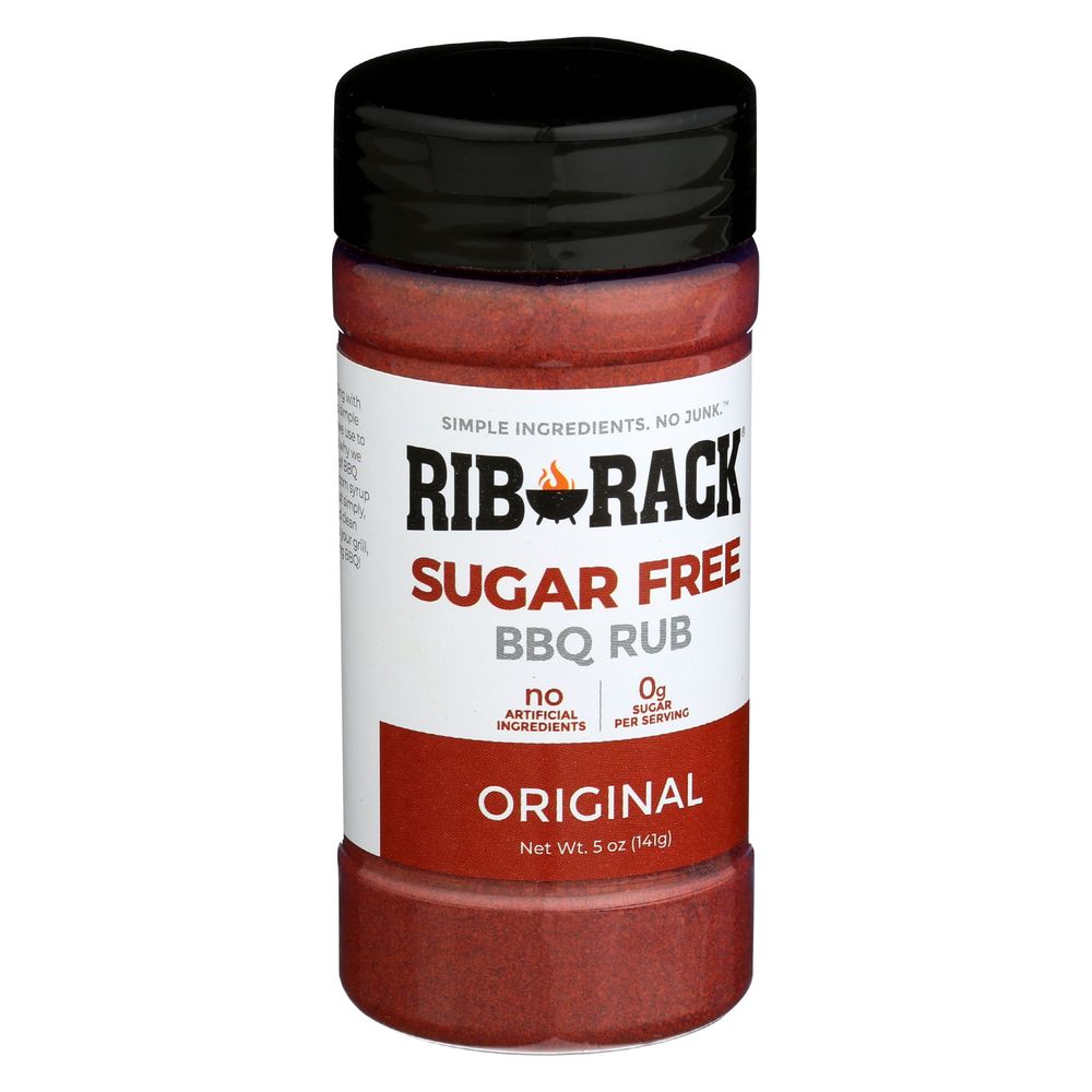 Rib Rack Sugar Free Original BBQ Rub, 5 Ounce -- 6 per case