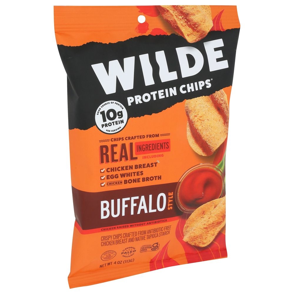 Wilde Buffalo Protein Chips, 4 Ounce -- 12 per case