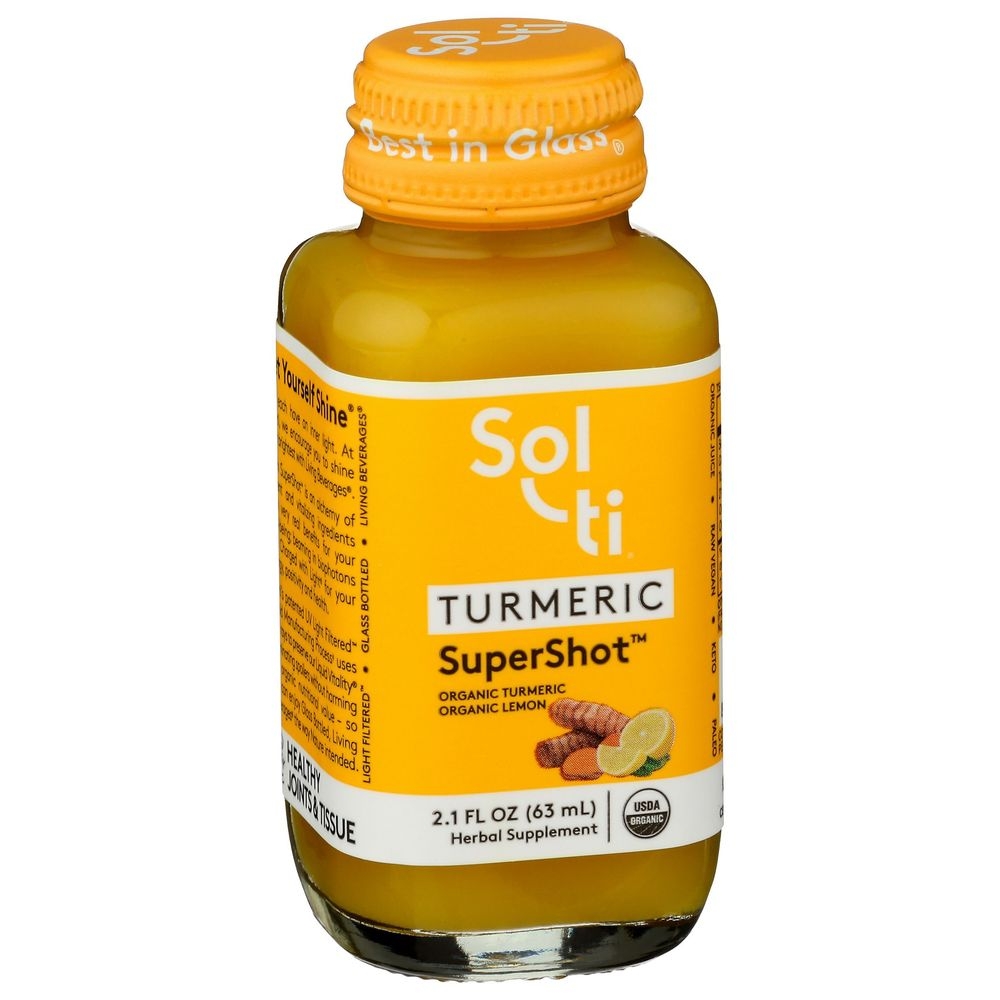 Sol Ti Organic Turmeric Supershot, 2 Fluid Ounce -- 12 per case