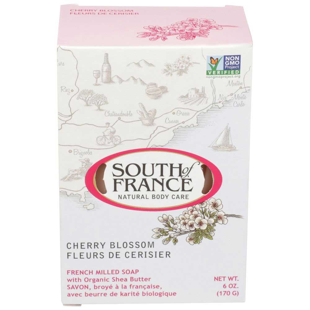 South of France Cherry Blossom Bar Soap, 6 Ounce