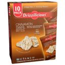 Drizzilicious Cinnamon Swirl Bites Mini Rice Cake, 0.74 Ounce, 10 Per Pack -- 6 per case